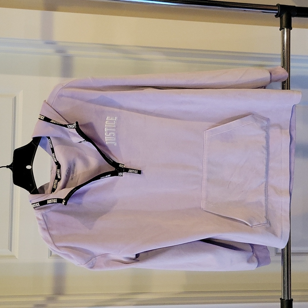 Justice Velvet Hoodie Pullover